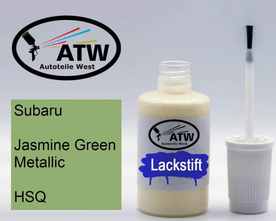 Subaru, Jasmine Green Metallic, HSQ: 20ml Lackstift, von ATW Autoteile West.